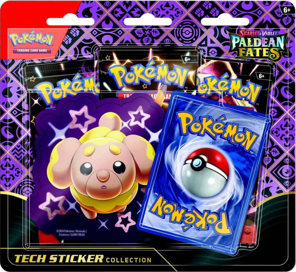 Pokémon TCG Paldean Fates Tech Sticker Collection Fidough