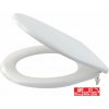 Alca WC dosky WC doska, duroplast, Antibacterial, SoftClose, biela A604
