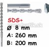 MAKITA Vrták SDS+ 8x260 V Plus