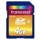 Pamäťová karta Transcend SDHC 4GB class 10 TS4GSDHC10