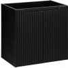 CMD Skrinka do kúpeľne NOVA BLACK 82-60-2D Čierna laminát 60 cm x 57 cm x 39 cm