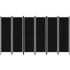 vidaXL 6-panelový paraván čierny 300 x 180 cm