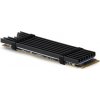 AXAGON CLR-M2L3, hliníkový pasívny chladič pre M.2 2280 SSD, výška 3 mm CLR-M2L3