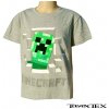 Tričko detské Minecraft šedé (tričko pre deti)