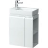 Laufen Pro S Skrinka + umývadlo ľavé 48 x 28 cm, biela matná H8629654631041