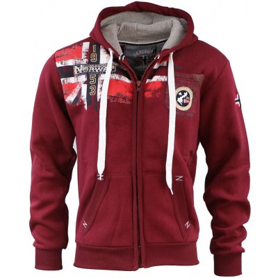 Geographical Norway mikina pánska FESPOTE MEN 100 bordo