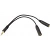 Redukcia jack 3.5mm - 2 x jack 3.5mm