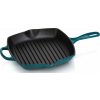 Le Creuset Grilovacia panvica SIGNATURE 26 cm, DEEP TEAL, liatina