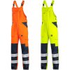 CXS pracovné nohavice s náprsenkou NORWICH výstražné pánske žlto modré