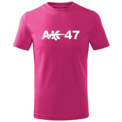Dragowa detské krátke tričko AK-47 ružová