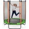 Záhradná trampolína pre deti s vonkajšou sieťou Meteor 4,5 ft (140 cm)