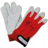 Rukavice pracovní TECHNIK, červeno-bílé, vel. 09 (CXS)
