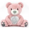 Plyšový zaspávačik medvedík s projektorom Milly Mally Bear pink