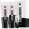 BusyB Becky Blossom šampón na vlasy 230 ml + sprchový gél 230 ml + krém na ruky 8 ml sada