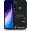 Picasee silikónový čierny obal pre Xiaomi Redmi Note 8 - Kazma - MŮŽETE DOKÁZAT, CO BUDETE CHTÍT