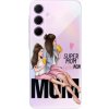 Odolné silikónové puzdro iSaprio - Milk Shake - Brunette - Samsung Galaxy A55 5G