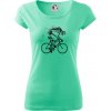 Gravel Bike - kostra - Dámske tričko Pure - L ( Mätová )