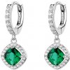BROSWAY strieborné náušnice Fancy Life Green BWBWFLG142