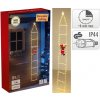 Dekoračné osvetlenie LED - Santa na rebríku 200 cm