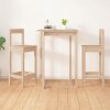 vidaXL Barové stoličky 2 ks 40x41,5x112 cm borovicový masív 822142