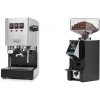 Gaggia Classic E24, stainless steel + Eureka Mignon Specialita Smart, CR black