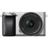 Sony Alpha A6100 strieborný + E PZ 16–50 mm f/3.5–5.6 II ILCE6100AKS.CEC