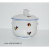 Cukornička Hádzanka modrá linka 0,20 l Český porcelán Dubí
