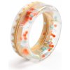DJECO Koliesková hrkálka BabyRing (Baby white)