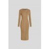 Karl Lagerfeld Elegant Lslv Knit Dress Nougat
