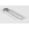 SJ-Tec SJ-ALP2206 Zápustný hliníkový profil pre LED, Biely, Priehľadný, 1m