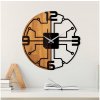 Asir Nástenné hodiny pr. 56 cm 1xAA drevo/kov AS1667 + záruka 3 roky zadarmo + záruka 3 roky zadarmo