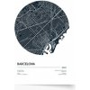 Maps: Barcelona Plakat premium niepersonalizowany, shutterstock grafiki