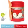 SKIP HOP Zoo Termoska na jedlo s lyžičko/vidličkou Líška 325 ml, 3r+ SH2523T.92