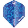 Letky na šípky Winmau Mega Standard Graffiti modré