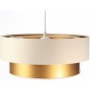BPS Koncept Duo ellegant závesné svietidlo 1x60 W zlatá-krémová 061-055-40