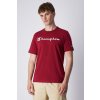 Champion Script Logo T-Shirt bordové