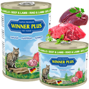 Winner Plus Menu Hovädzie a jahňacie mäso 395 g