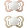 Bibs Couture anatomické cumlíky kaučuk 2ks Blush Nočný / Vanilla Nočný