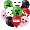 Balóny Minecraft PartyPal 12 palcov 10 kusov