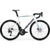 MERIDA REACTO 5000 perleťovo biely/modrý(Team) 2025 Veľkosť rámu: L na výšku postavy 184-188 cm