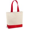EDMONTON. 100% bavlnená platená taška (280 g/m²) - Červená