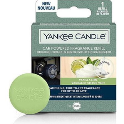 Yankee Candle Náplň do difuzéra do zásuvky auta Car Powered Vanilla Lime 1 ks