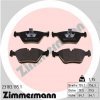 ZIMMERMANN Sada brzdových platničiek kotúčovej brzdy 23183.195.1