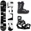 Raven Supreme black/green snowboard + Raven Fastec FT360 black viazanie + Raven Target obuv - 168 cm Wide + M (EU 39-42)