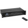 Omnitronic MA-120P, 100V mixážní zosiľňovač, MP3/USB/SD/BT, 120W
