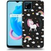 Picasee silikónový čierny obal pre Realme C11 (2021) - Unicorn hviezdne nebo
