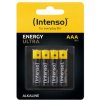 INTENSO Energy Ultra AAA, Batérie alkalické 4ks