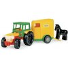 Wader Traktor s prívesom na kone