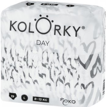 KOLORKY DAY srdce L 8-13 kg 19 ks