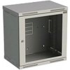 Rozvádzač nástenný SENSA 12U 400mm, dvere sklo, RAL 7035, SENSA-12U-64-11-G SENSA-12U-64-11-G